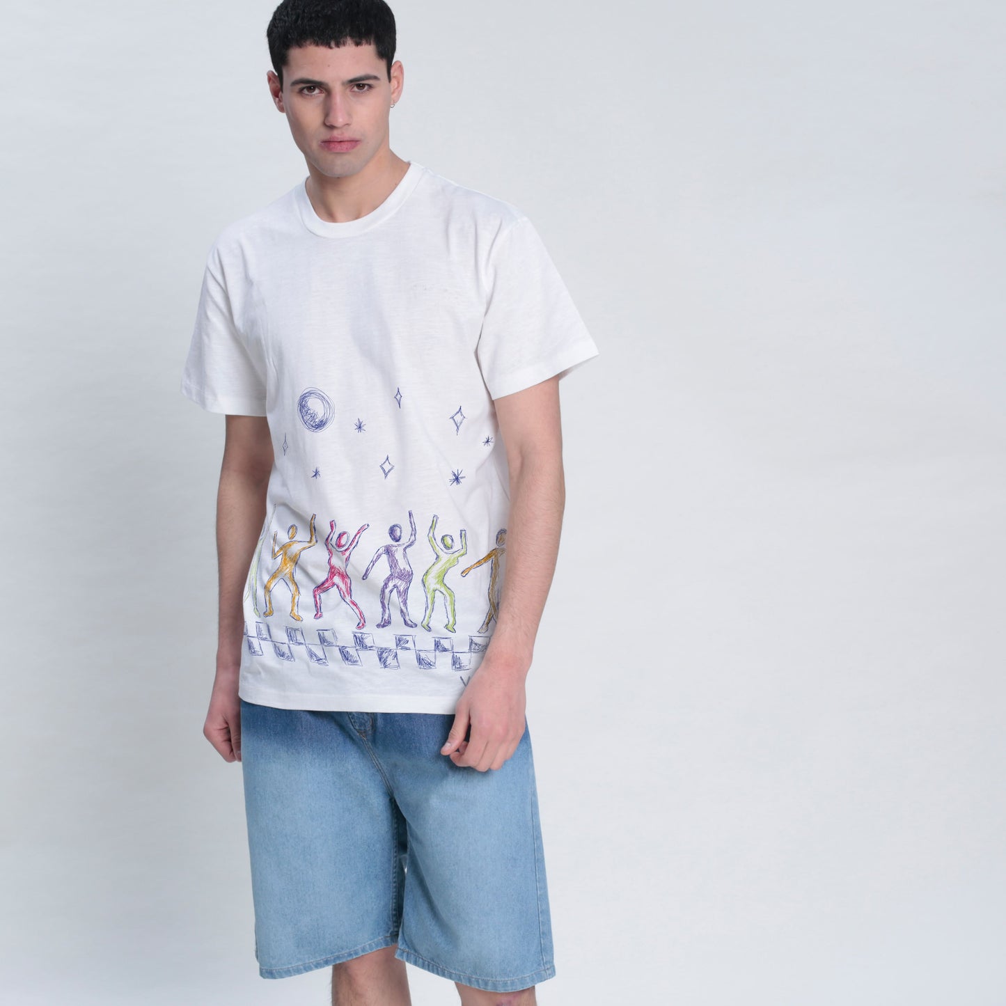 Remera Mc Vulk Disco Bic Tee Cream