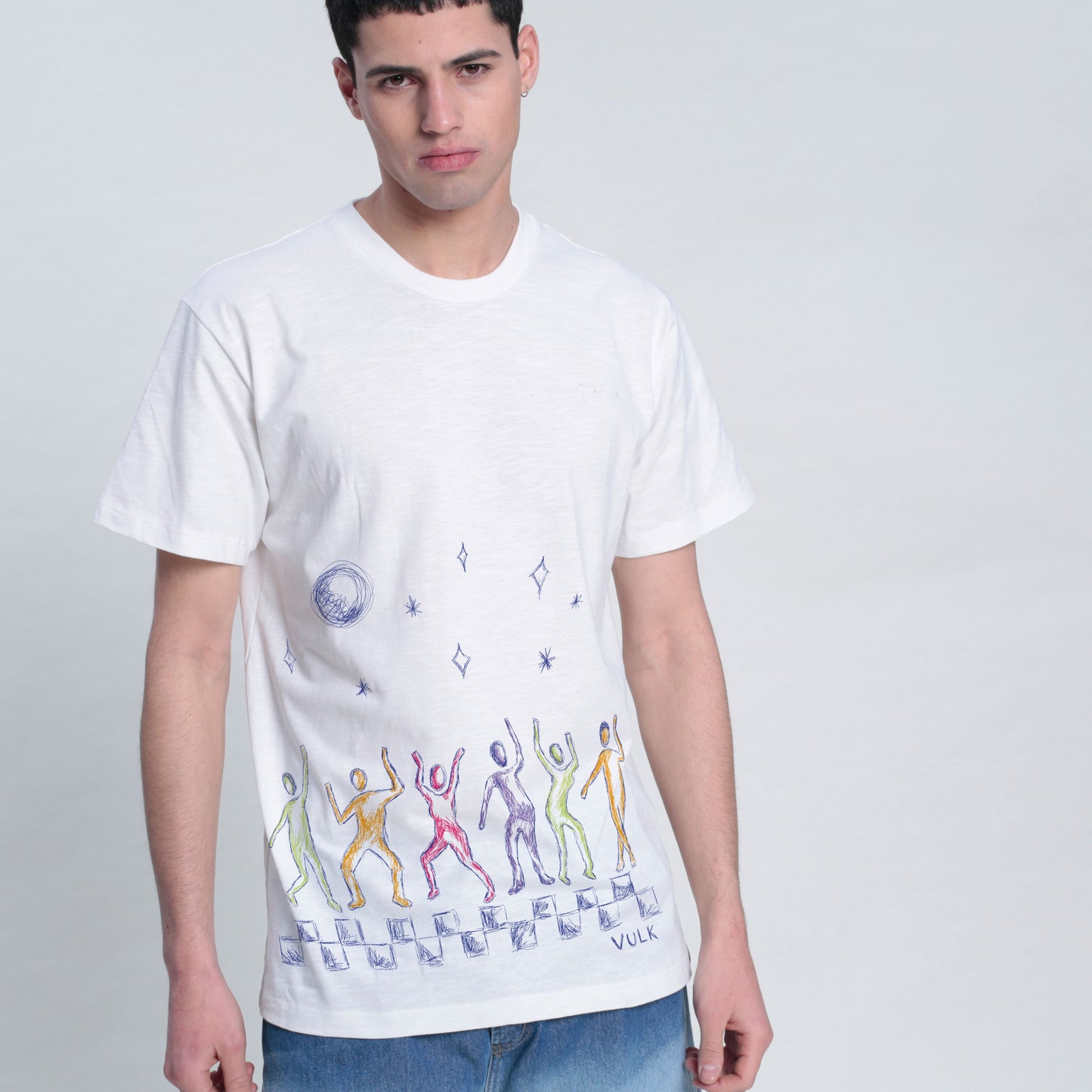 Remera Mc Vulk Disco Bic Tee Cream