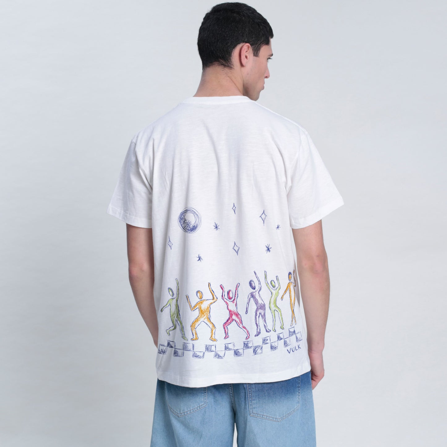 Remera Mc Vulk Disco Bic Tee Cream