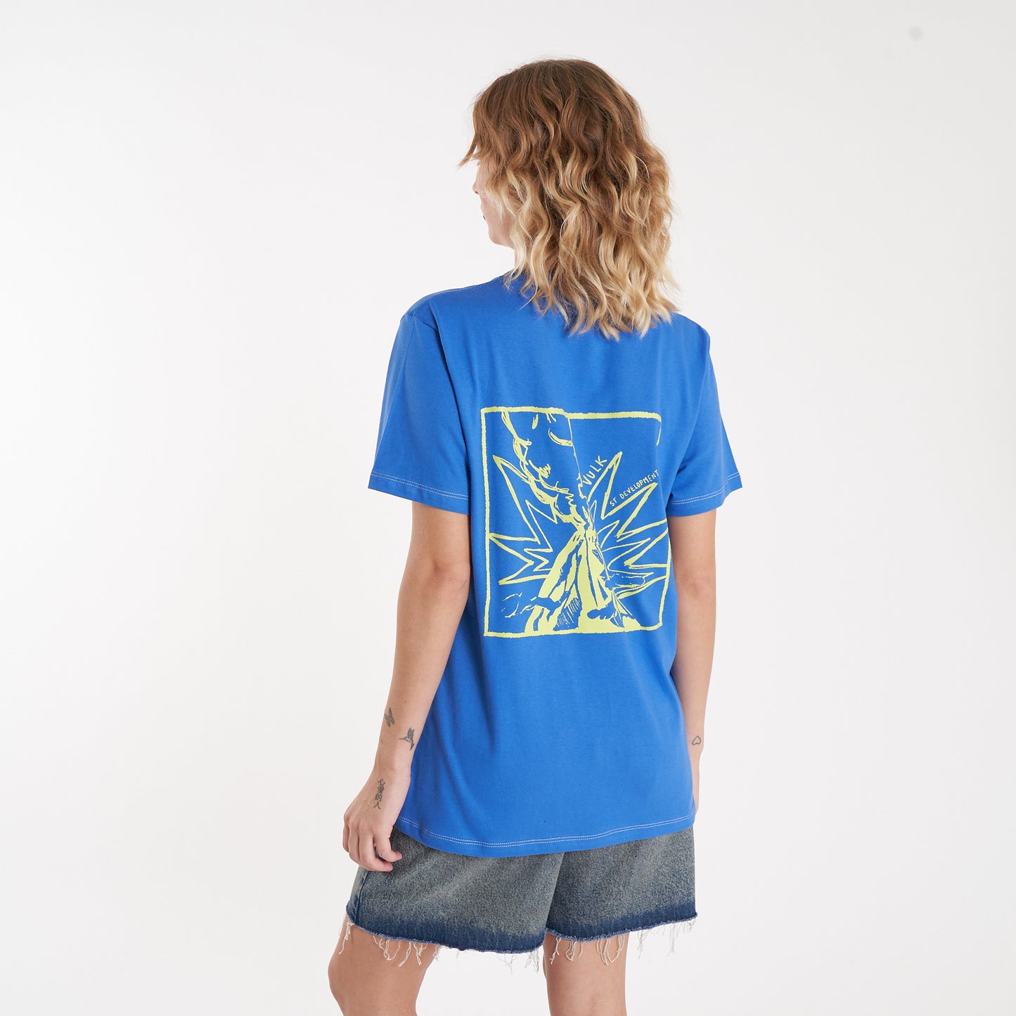 Remera Mc Vulk Volcano Tee Blue