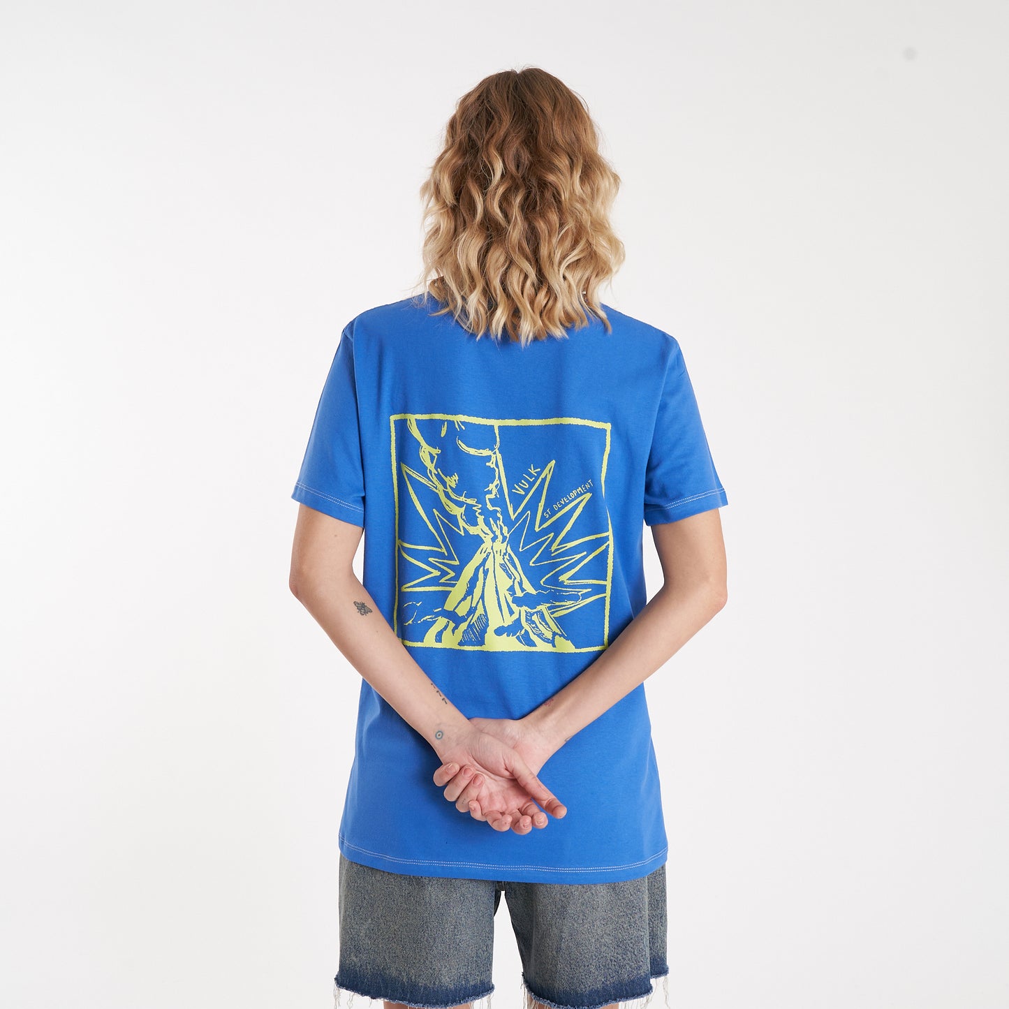 Remera Mc Vulk Volcano Tee Blue