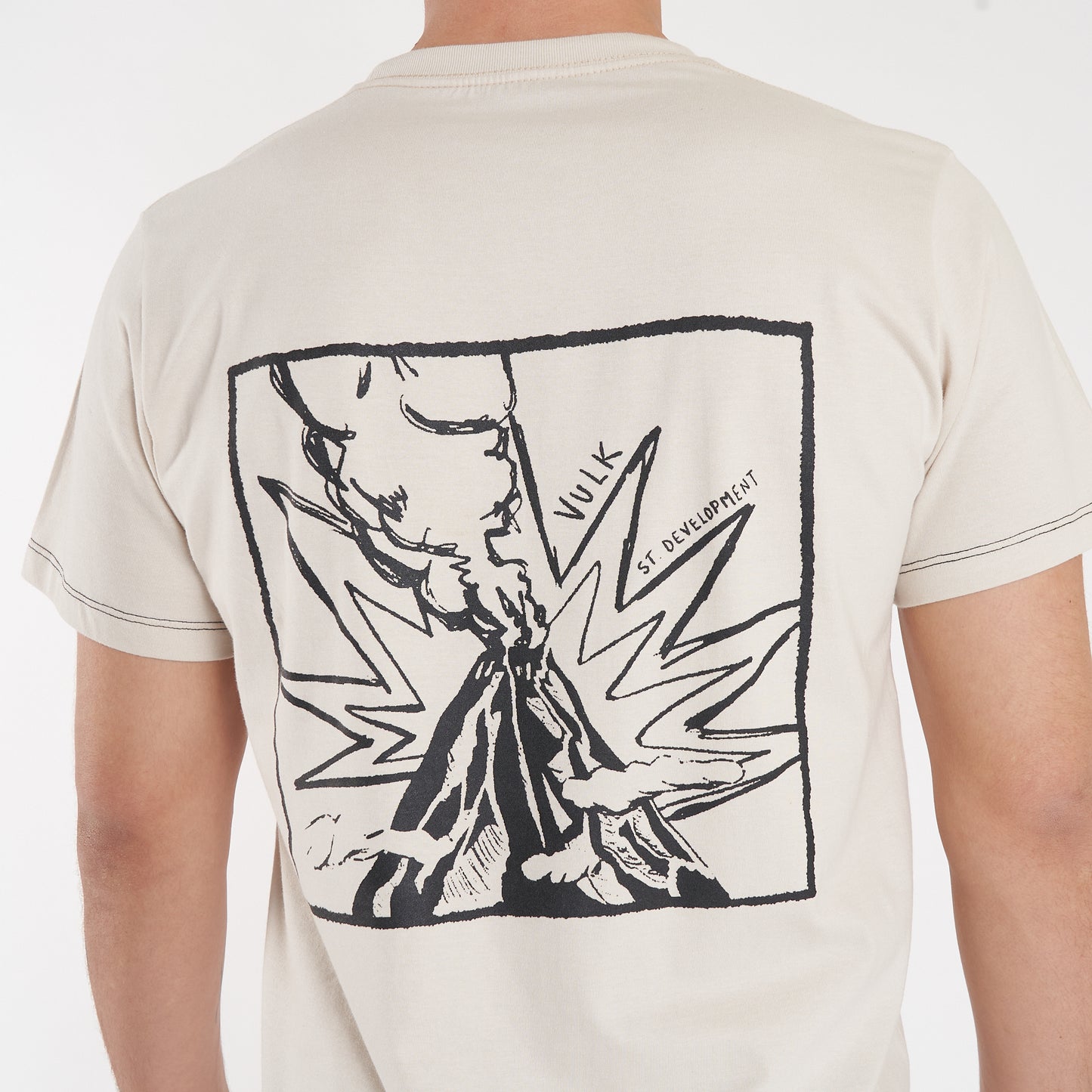 Remera Mc Vulk Volcano Tee Cream