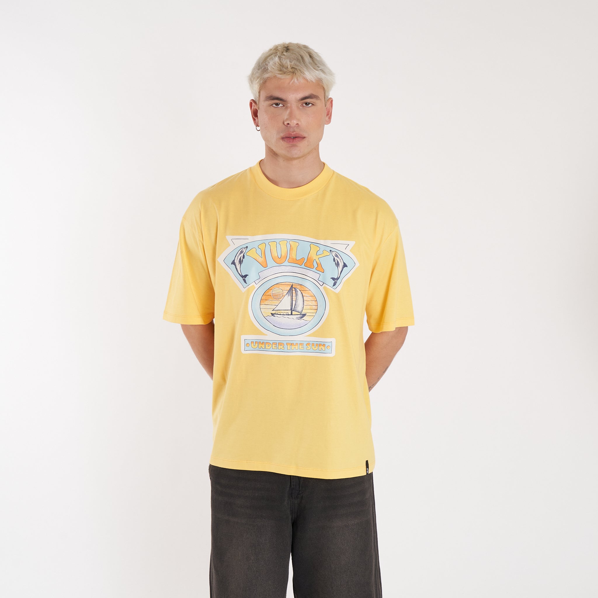 Remera Mc Vulk Dolphin Tee Yellow