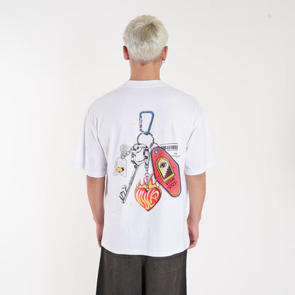 Remera Mc Vulk Keychain Tee White