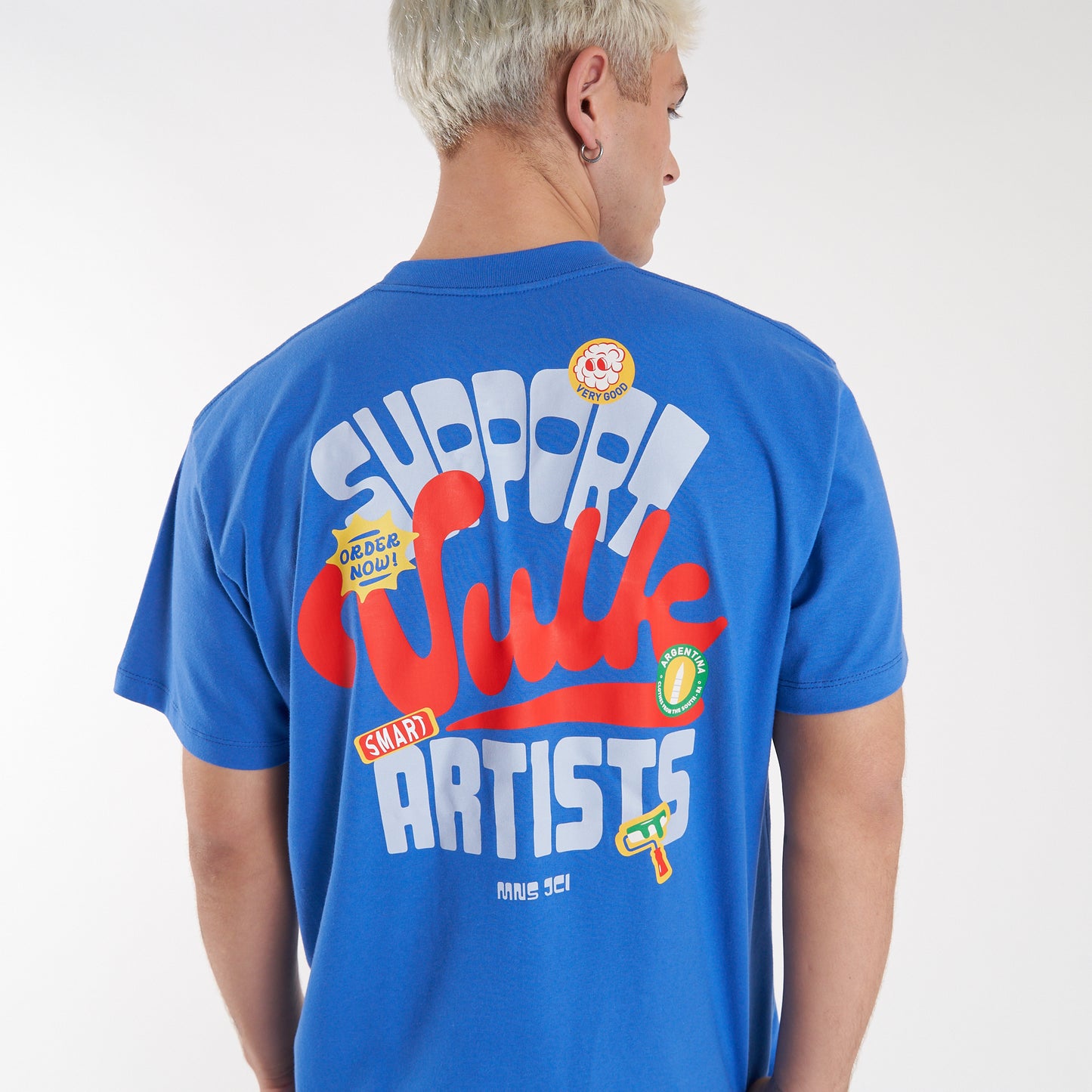 Remera Mc Vulk Support Tee Blue