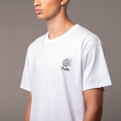 Remera Vulk World White