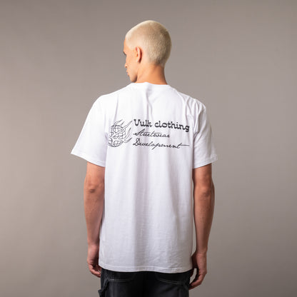 Remera Vulk World White