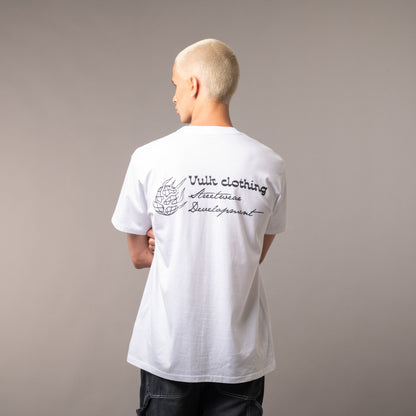 Remera Vulk World White
