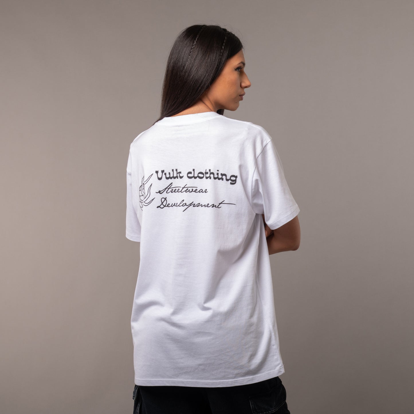 Remera Vulk World White