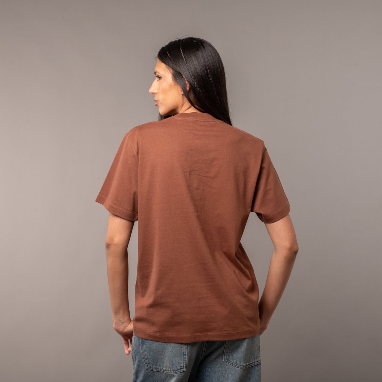 Remera Vulk Heart Brown