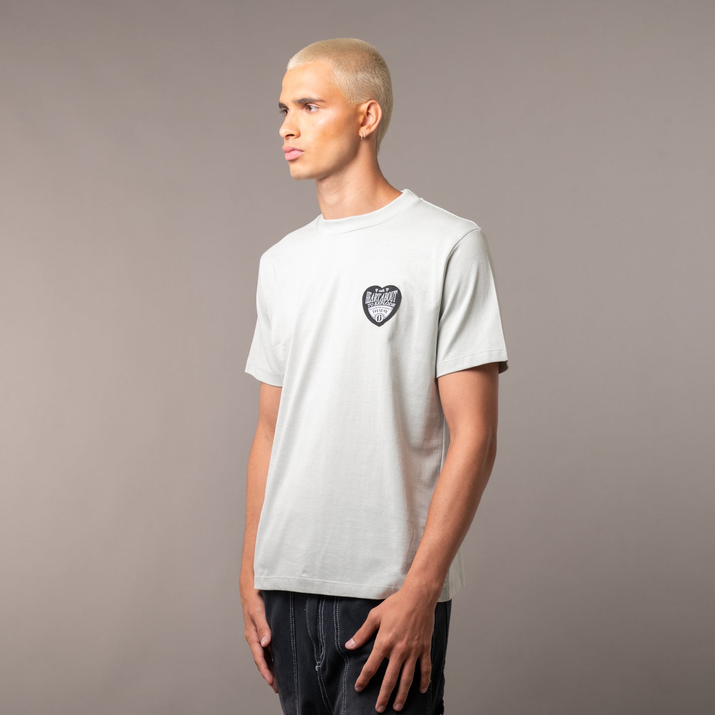 Remera Vulk Heart Grey