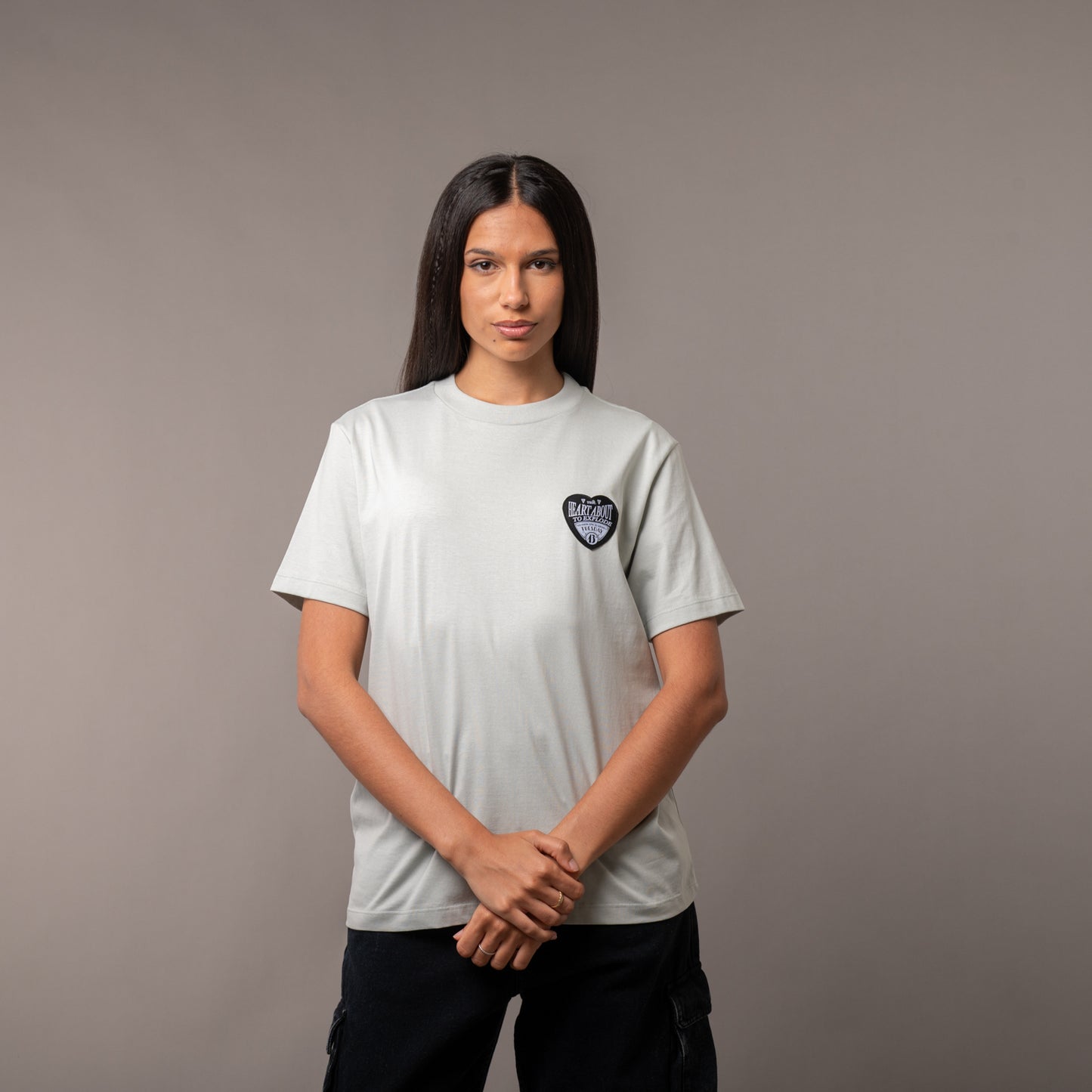 Remera Vulk Heart Grey
