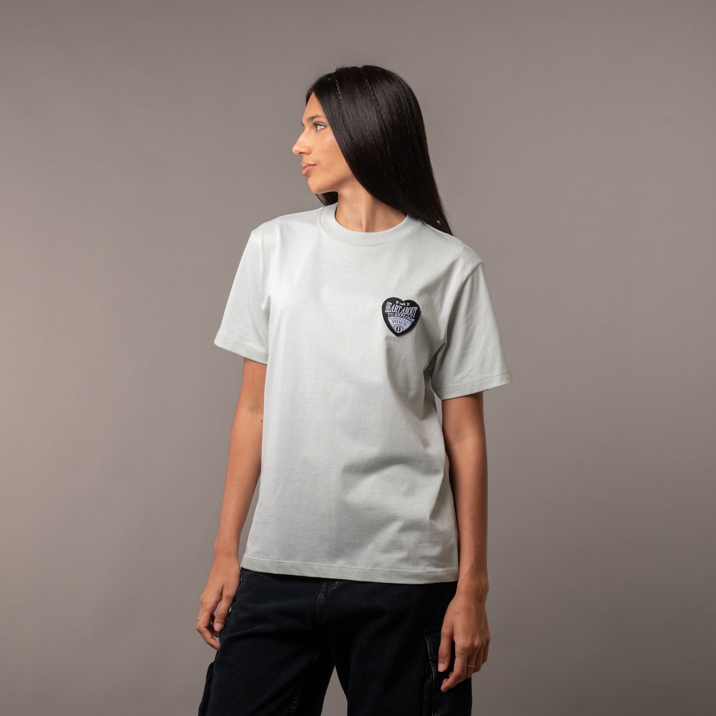 Remera Vulk Heart Grey