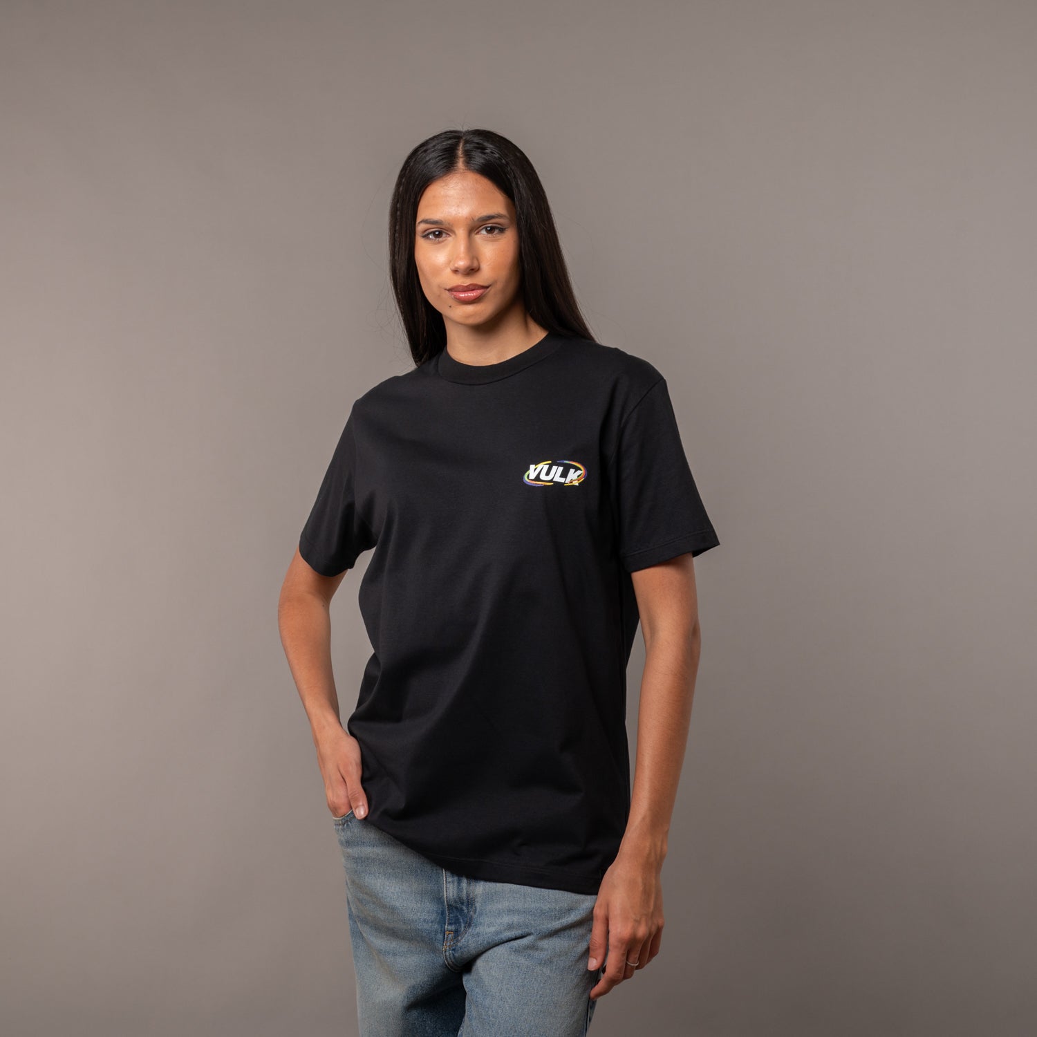 Remera Vulk Twister Black