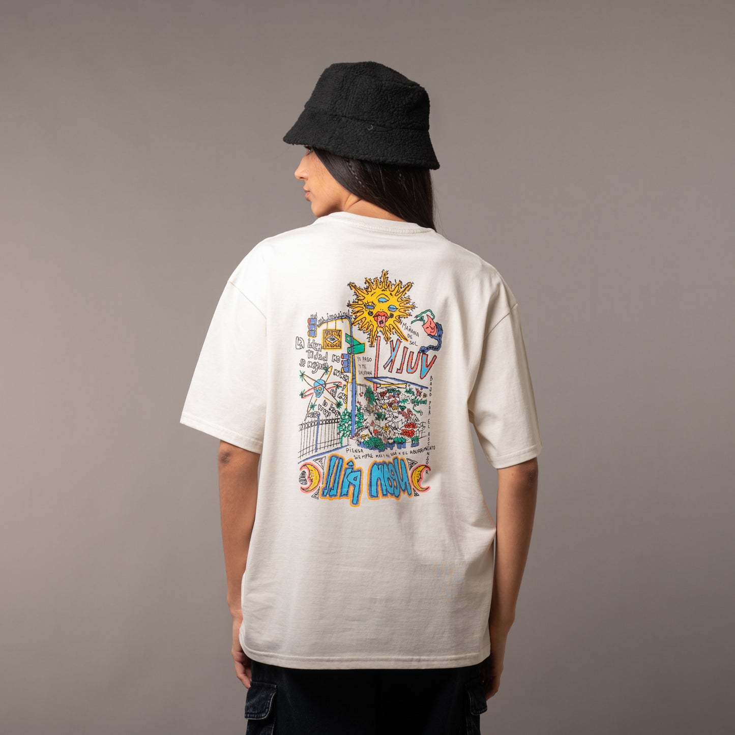 Remera Vulk Neon Pill Cream