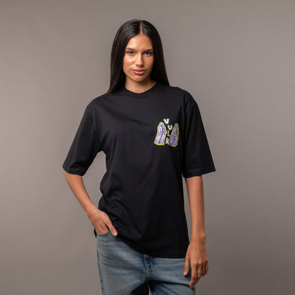 Remera Vulk Strokes Black