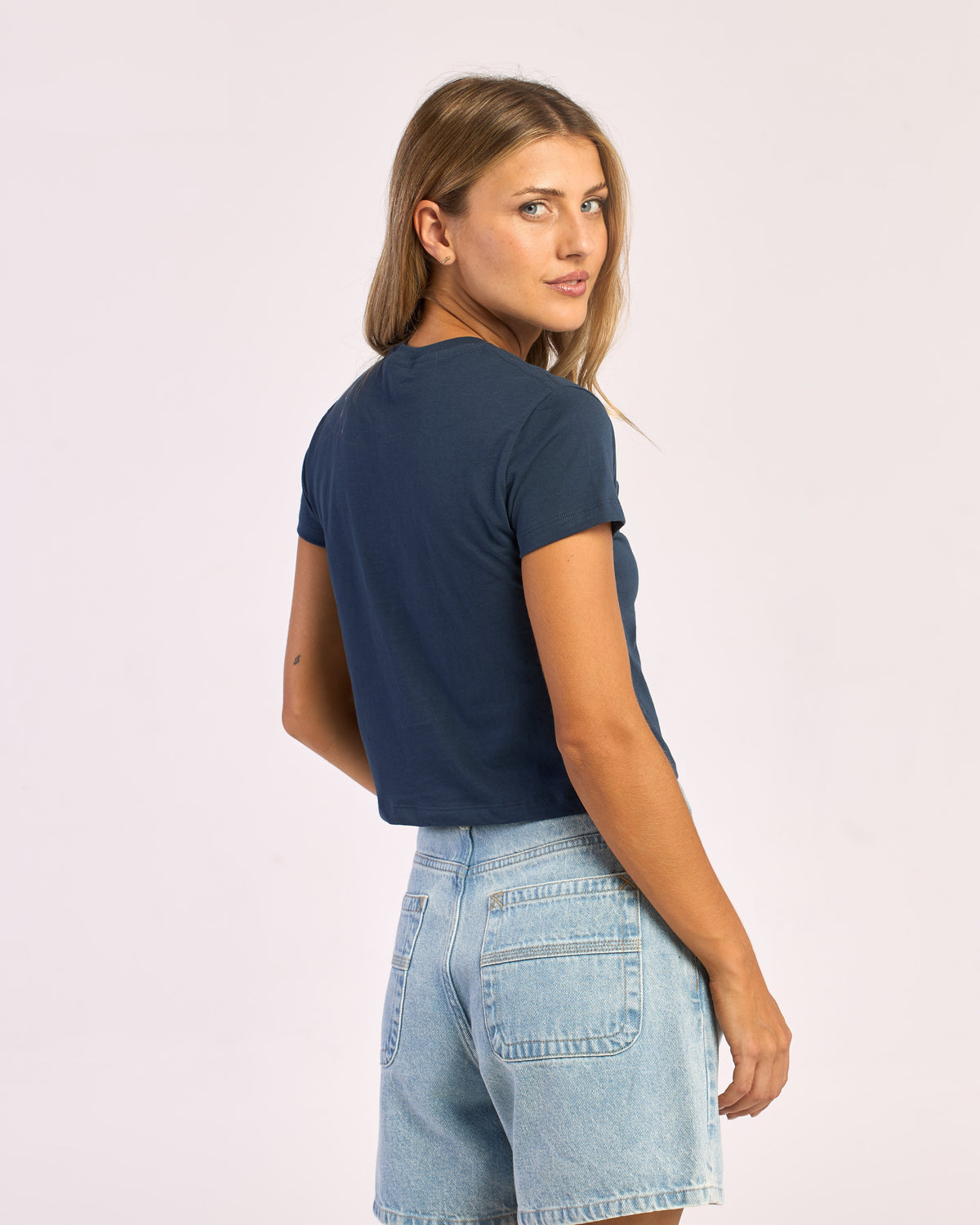 Remera Mc Rusty Essentials Relaxed Mini Tee 2.0 Ld Navy