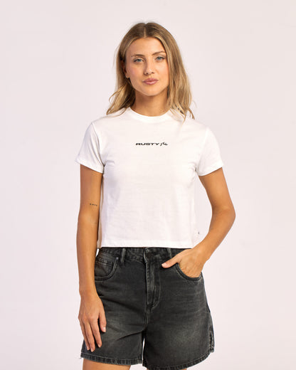 Remera Mc Rusty Essentials Relaxed Mini Tee 2.0 Ld White