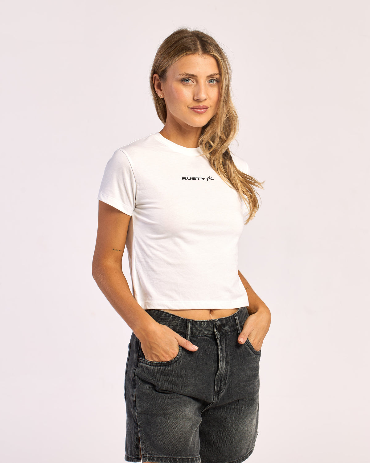 Remera Mc Rusty Essentials Relaxed Mini Tee 2.0 Ld White