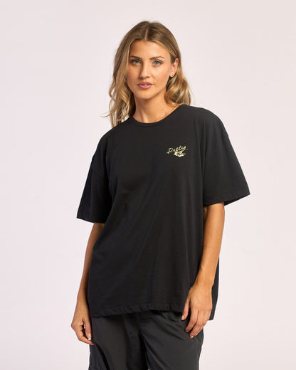 Remera Mc Rusty Jill Standard 4 Relaxed Fit Tee Ld Black