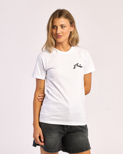 Remera Mujer Rusty Competition Blanco
