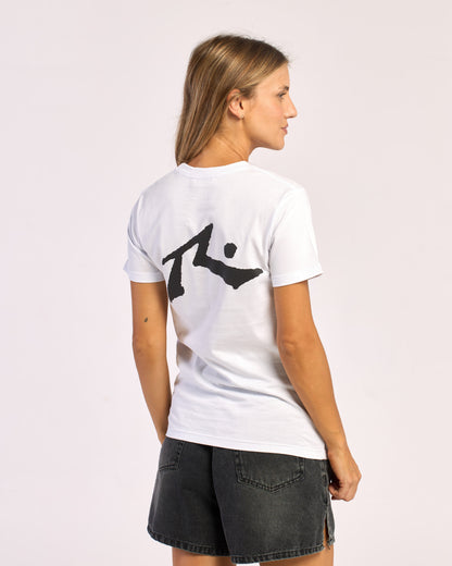 Remera Mujer Rusty Competition Blanco