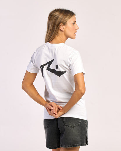 Remera Mujer Rusty Competition Blanco