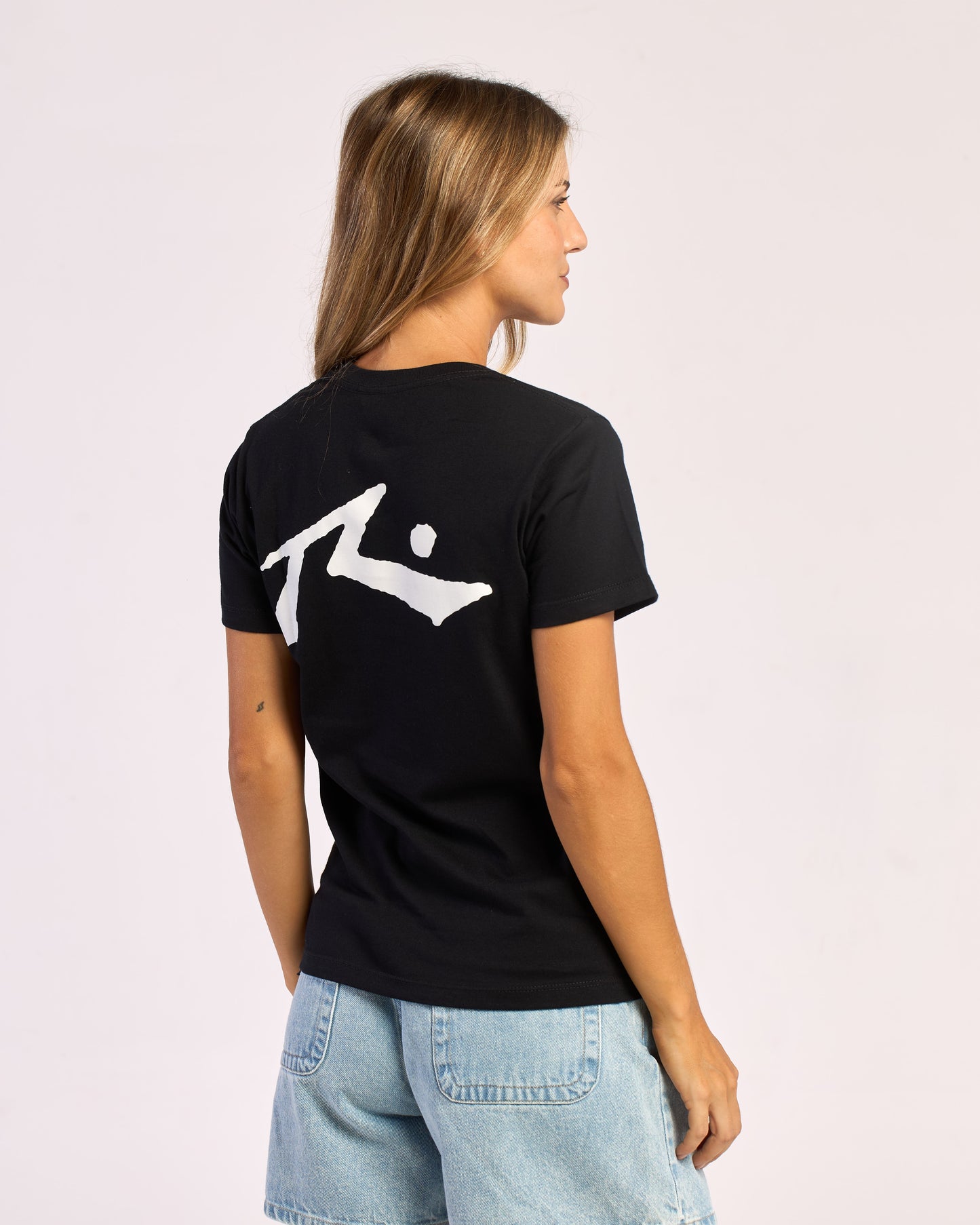 Remera Mujer Rusty Competition Negro