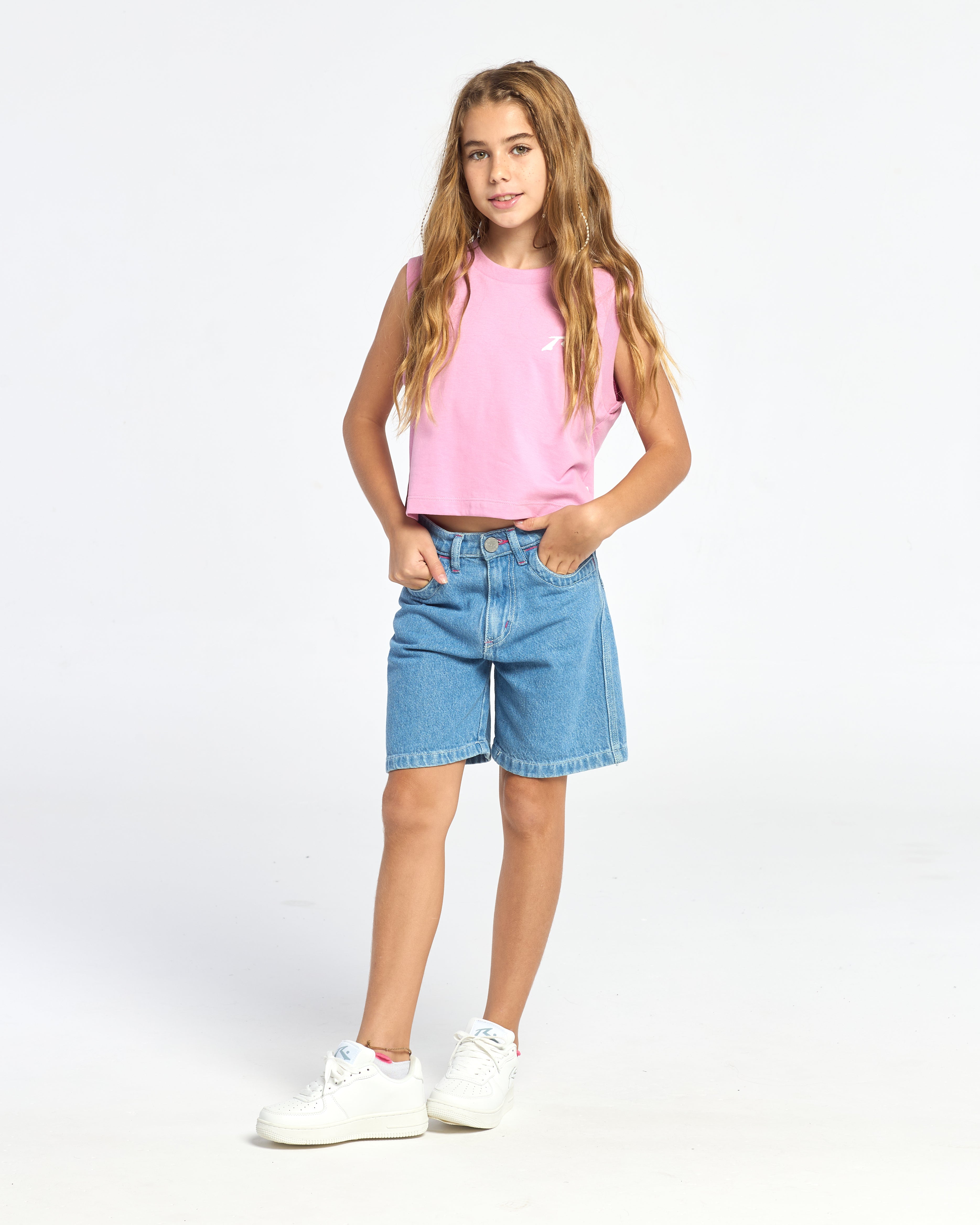Musculosa Rusty Competition Muscle Girls Rose Bloom