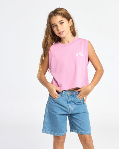Musculosa Rusty Competition Muscle Girls Rose Bloom