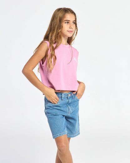 Musculosa Rusty Competition Muscle Girls Rose Bloom
