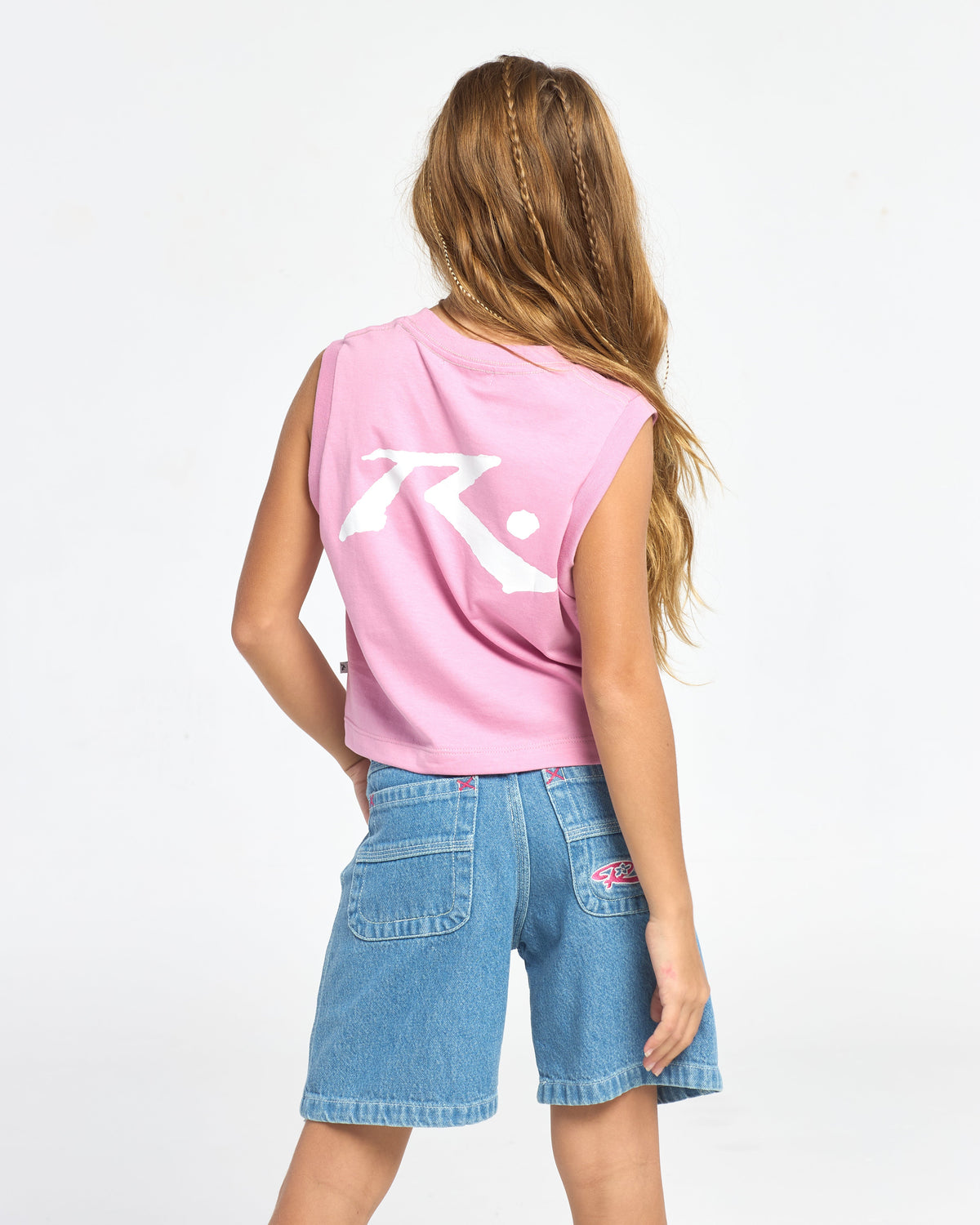 Musculosa Rusty Competition Muscle Girls Rose Bloom