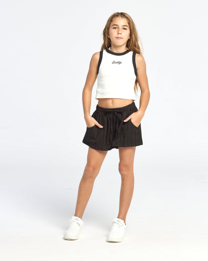 Musculosa Rusty Brand Racer 2.0 Tank Girls Ecru