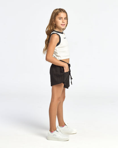 Musculosa Rusty Brand Racer 2.0 Tank Girls Ecru