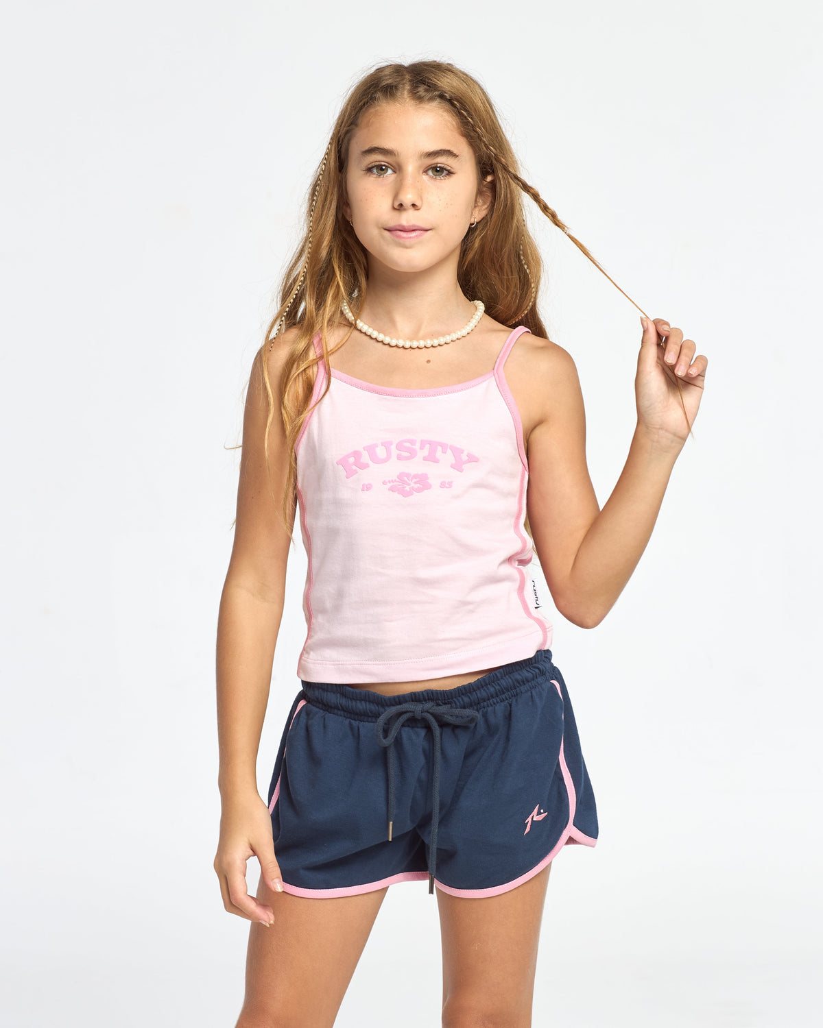 Musculosa Rusty Bella Tank Girls Pink A Boo