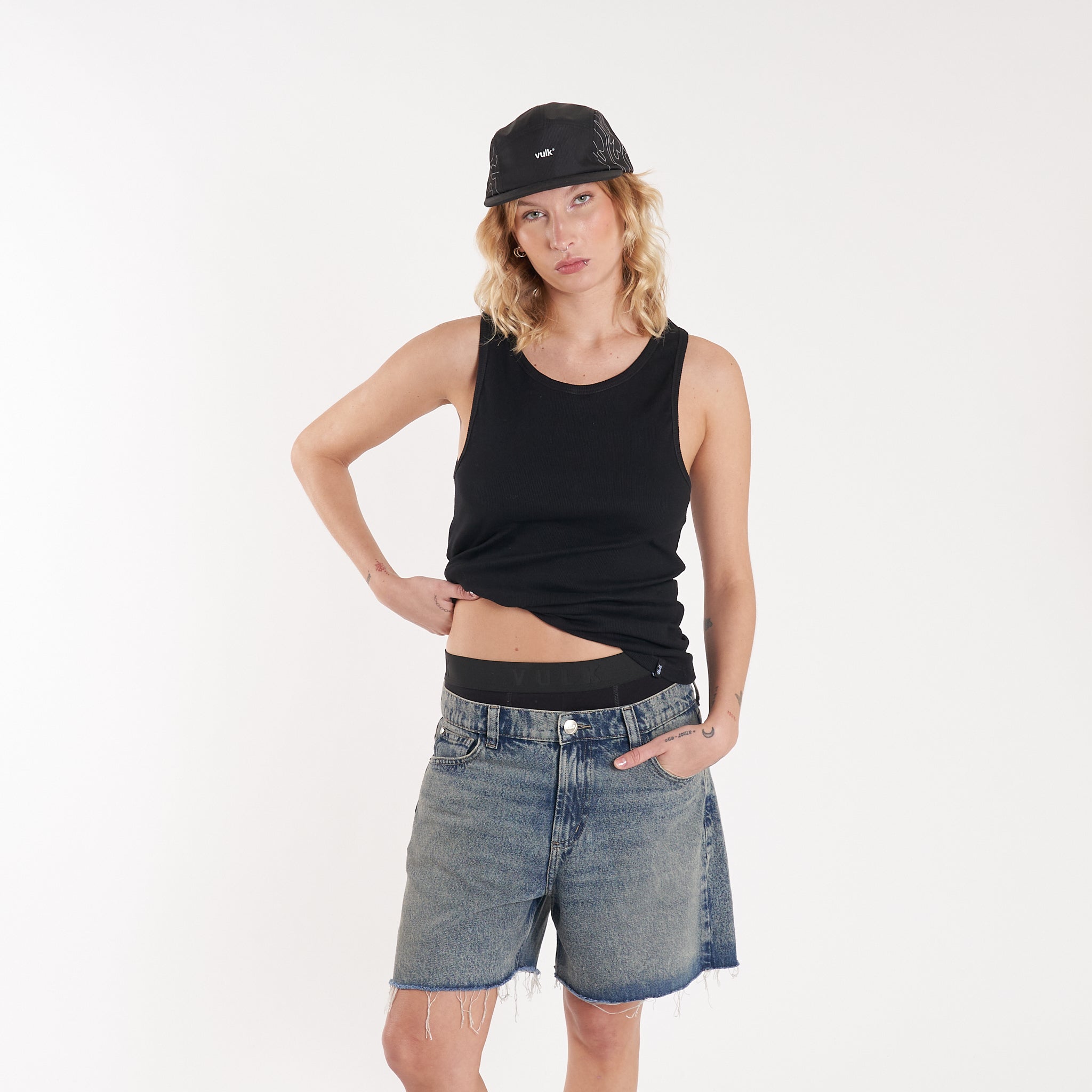 Musculosa Vulk Geri Muscle Black