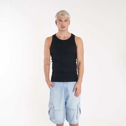 Musculosa Vulk Geri Muscle Black