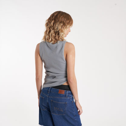 Musculosa Vulk Geri Muscle Grey