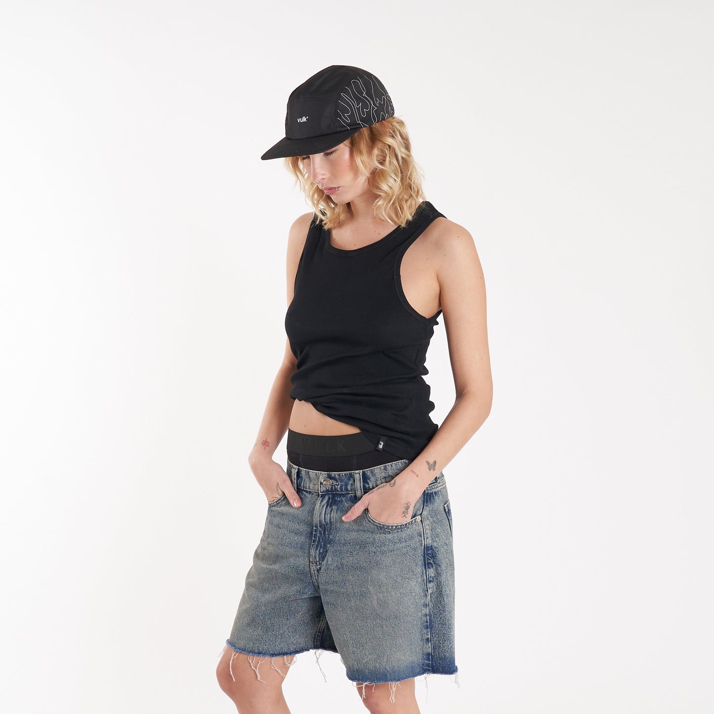 Musculosa Vulk Geri Muscle Black