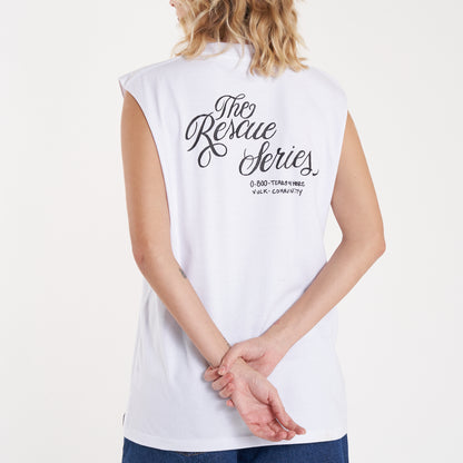 Musculosa Vulk Tears Muscle White