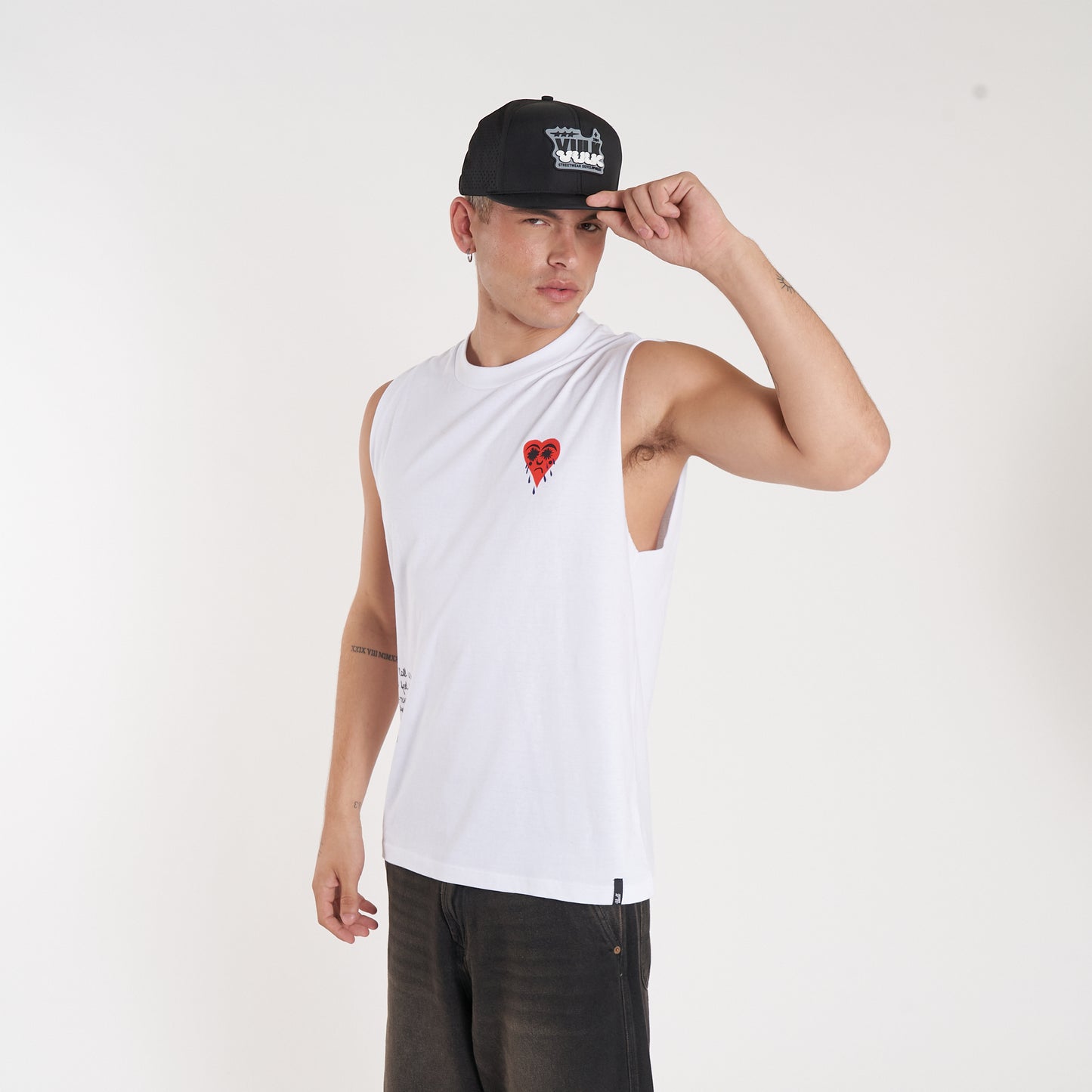 Musculosa Vulk Tears Muscle White