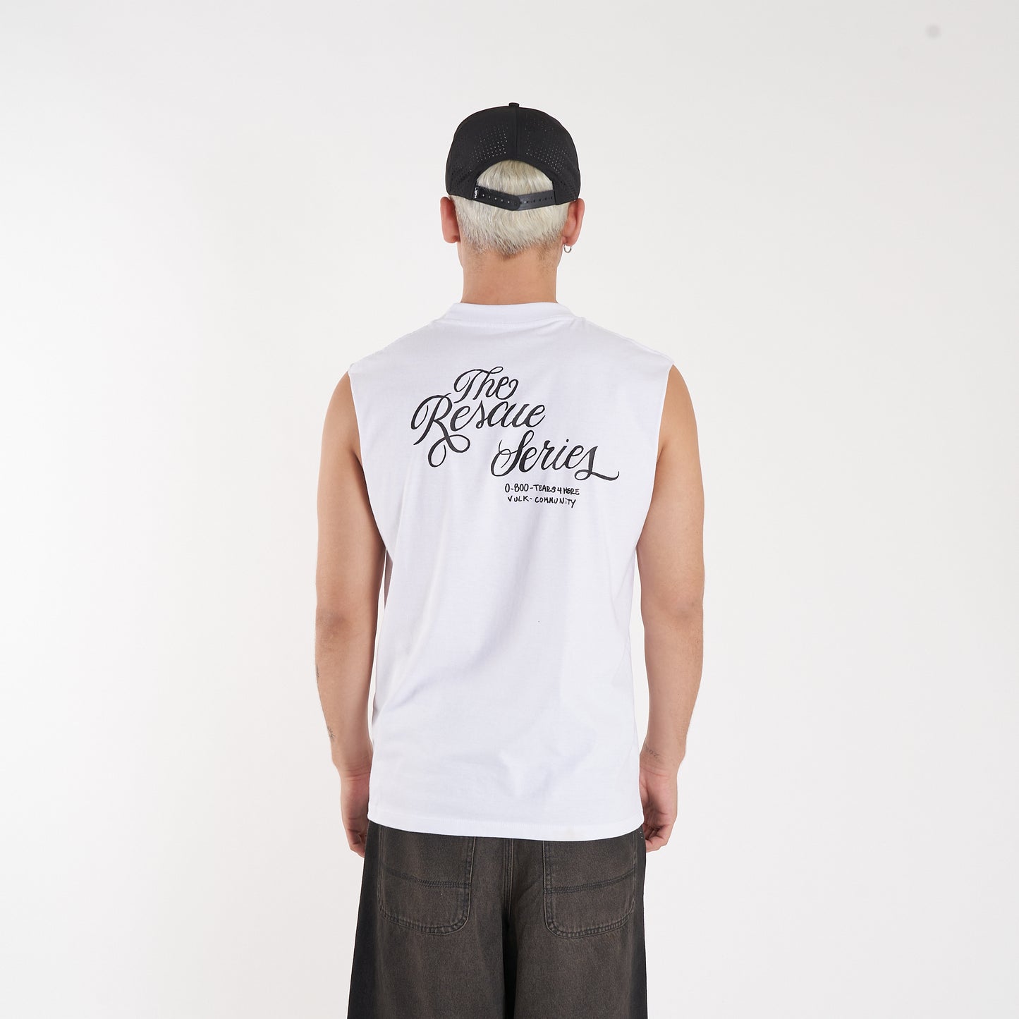 Musculosa Vulk Tears Muscle White