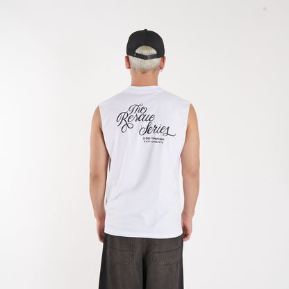 Musculosa Vulk Tears Muscle White