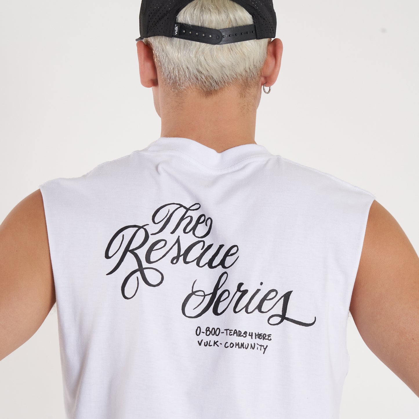 Musculosa Vulk Tears Muscle White