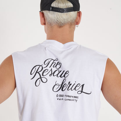 Musculosa Vulk Tears Muscle White