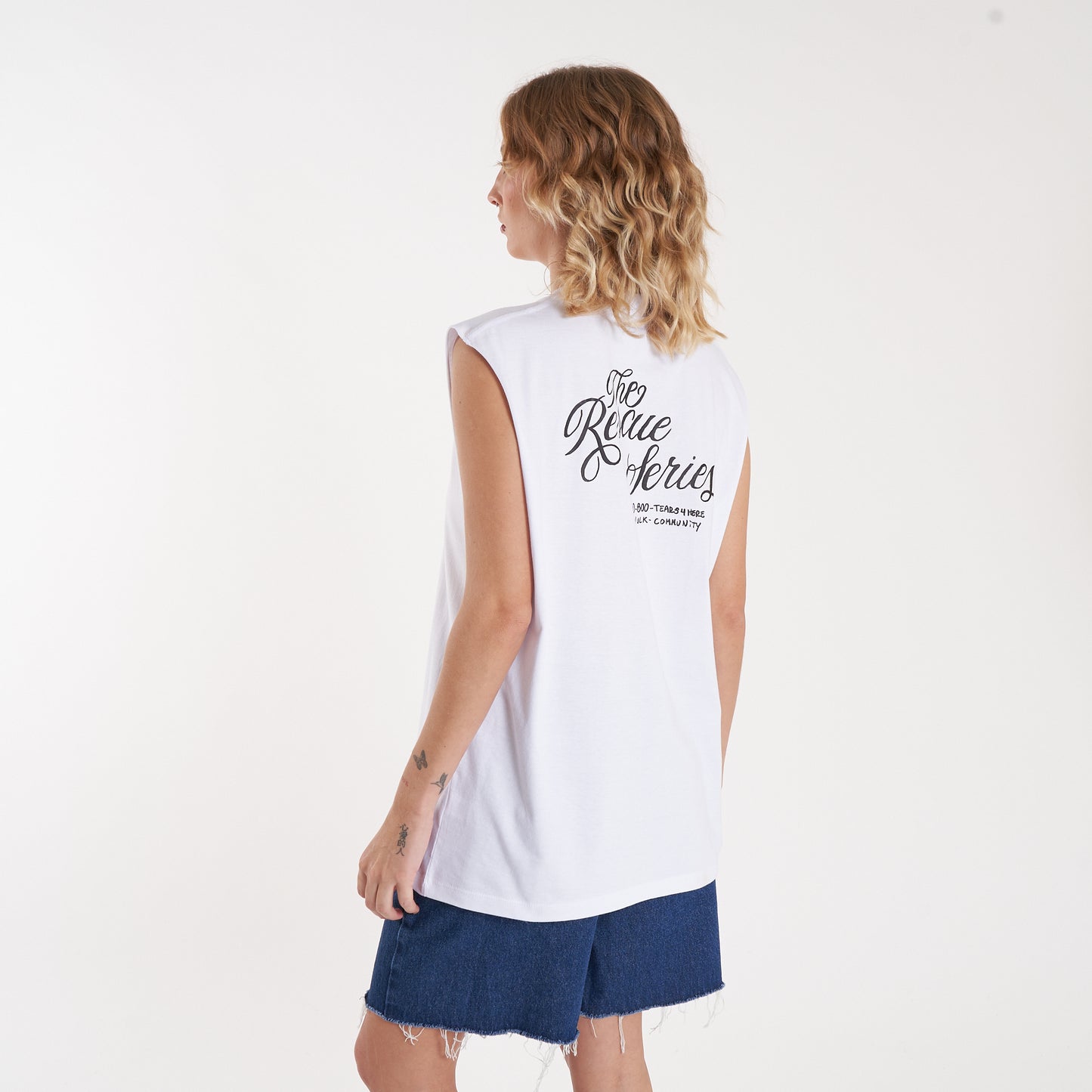 Musculosa Vulk Tears Muscle White