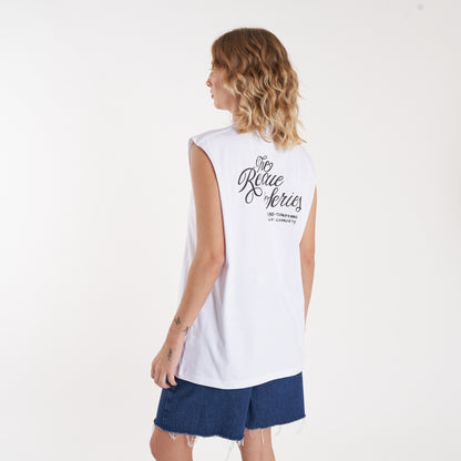 Musculosa Vulk Tears Muscle White