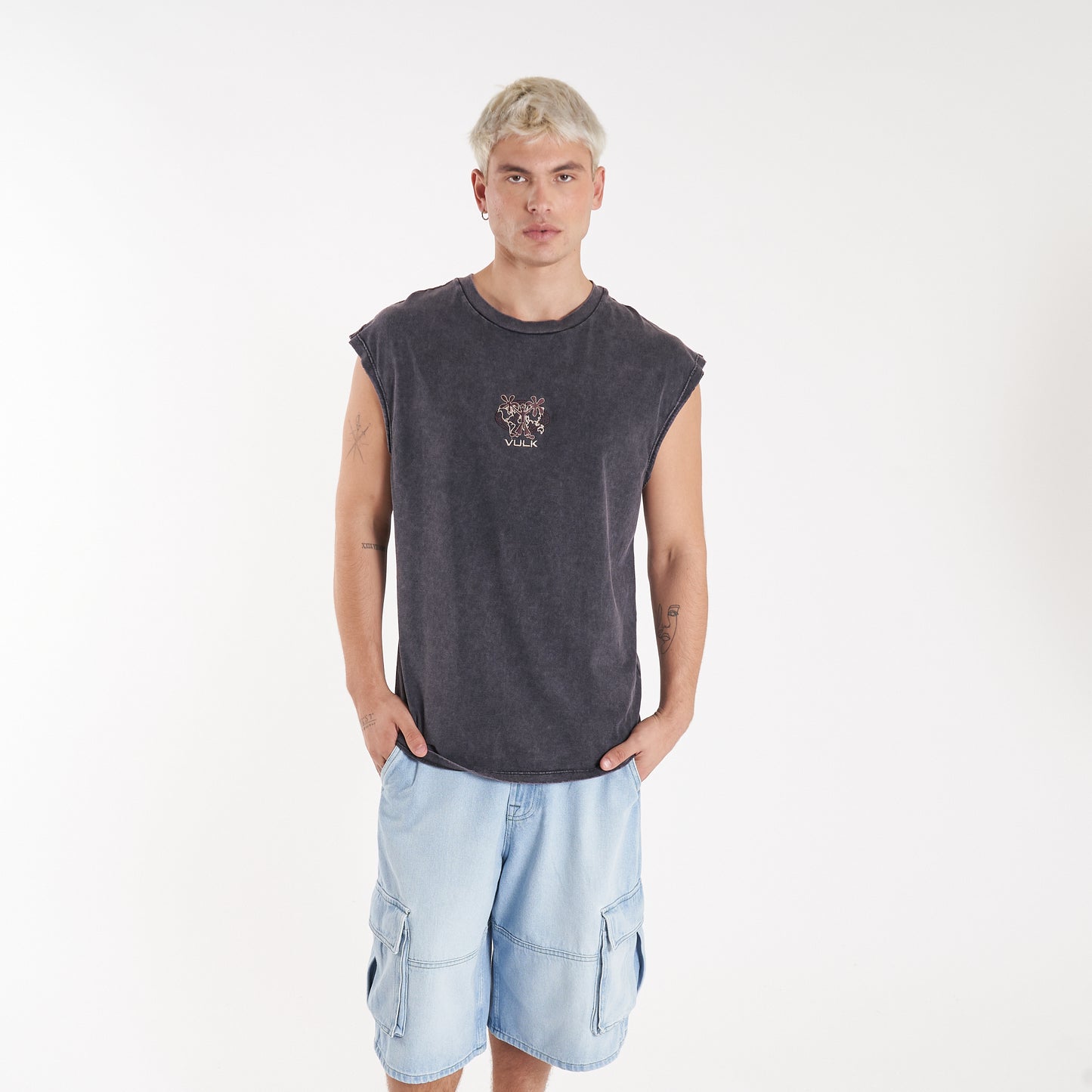 Musculosa Vulk Dorian Muscle Off Black