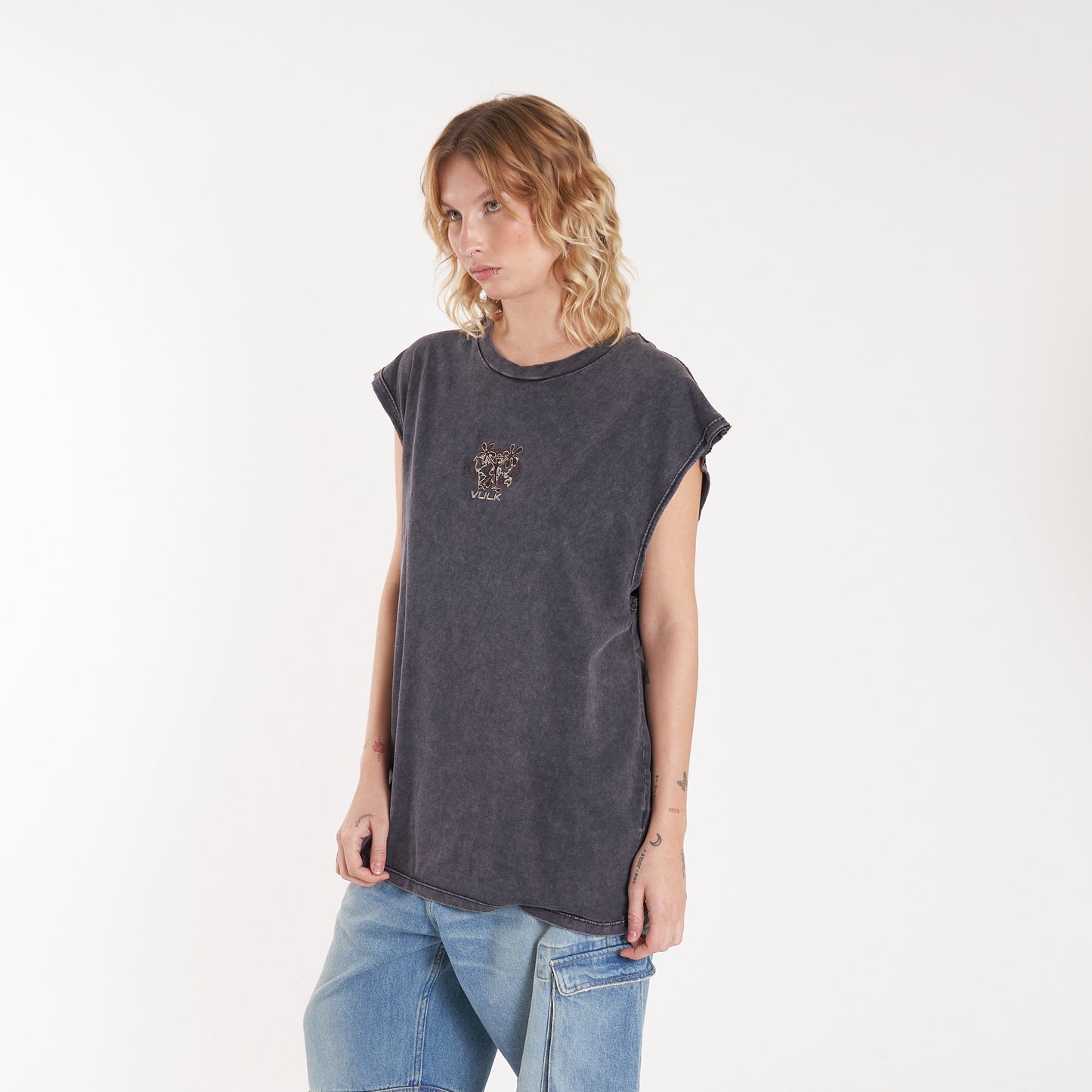 Musculosa Vulk Dorian Muscle Off Black