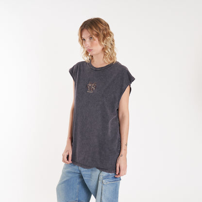 Musculosa Vulk Dorian Muscle Off Black